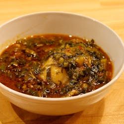 Mizuki さんの 中東料理教室(4)モロヘイヤスープ・チキングリル・バターライスetc