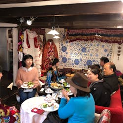 Shoko さんの トークイベント「中央アジアの炊き込みご飯“プロフ（ポロ）”について語る２時間」＠グリシェンカフェ【夜の部】