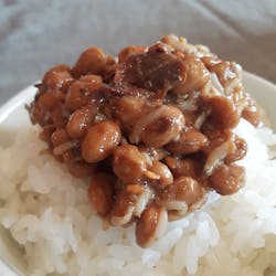 KitchHike User さんの 梅醤[うめひしお]で納豆を食べよう！