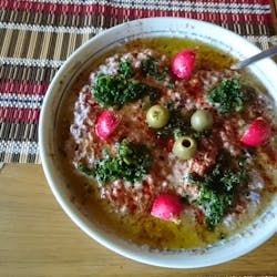 Ghassan さんの Couscous with mixed vegetables stew
