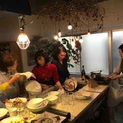 Etsuko さんの すーじと日の出食堂のコラボご飯会♪手作り☆ほっこりまったり♪ オンナたちの中華ランチ☆