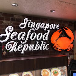 キッチハイク@シンガポール・シーフード・リパブリック 大丸梅田店 さんの シンガポール料理「シンガポール・シーフード・リパブリック 大丸梅田店」でコース料理を楽しもう (予算は¥2,000〜¥2,999)