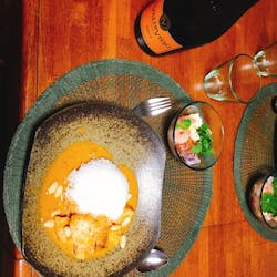 Chieri さんの 「本当のパイナップルチャーハン」と、エビの春雨蒸しが　いとも簡単に作れるようになる　タイ料理レッスン