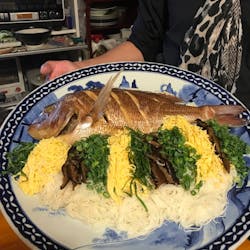 mikimama さんの 三陸の帆立と愛媛宇和島の真鯛の饗宴🎶