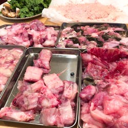 Mihoko さんの 「魚のお福分け」三陸とれたて市場のCAS冷凍された毛ガニ一匹と中華