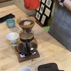 TAKEHIKO さんの 【夜カフェ】コーノ式ドリッパーで飲む自家焙煎コーヒー教室と自家製パンのお食事会